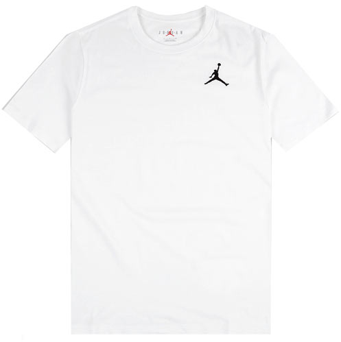 Футболка Jordan M J JUMPMAN EMB SS CREW DC7485-100 р.XL белый