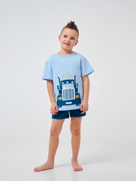 Пижама для мальчиков Smil 104515 р.116 голубой 