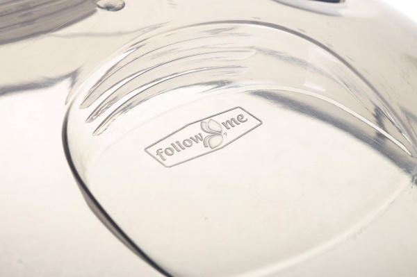 Крышка для микроволновой печи прозрачная 250x250x90 мм Follow Me