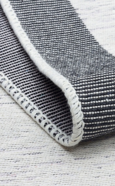 Килим Ekohali Arya AR 22 White Black 120x180 см двосторонній 