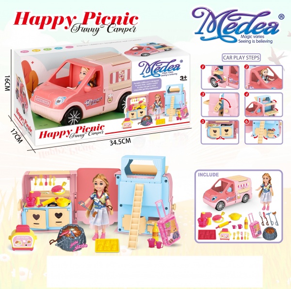 Ігровий набір Medea Веселий пікнік 22 елементи MX0386813