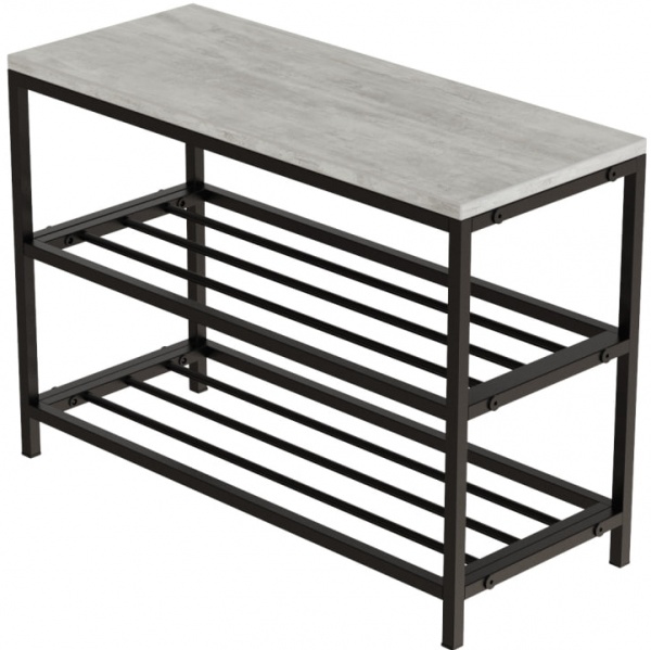 Полка для обуви Слайм XK03785 630x260x450 мм черный 