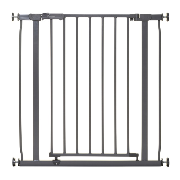 Бар'єр-ворота DreamBaby AVA для проєму 75-81 см сірий