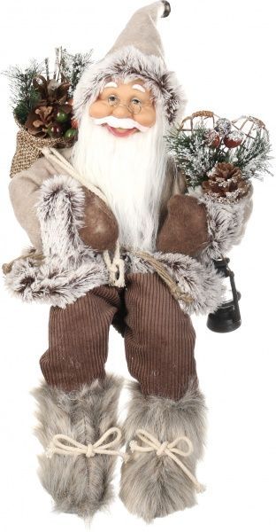 Декоративная фигура Дед Мороз сидячий S1807C 40 см 