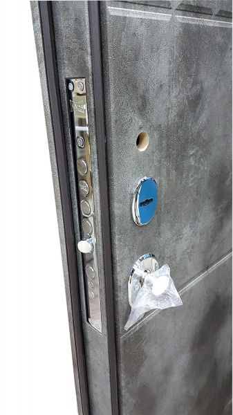 Двері вхідні Булат Максимум 166 сланець темний 2050x950мм праві