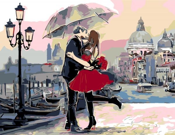 Картина по номерам Наша история любви 35х45 см Rosa Start 