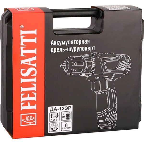 Шуруповерт аккумуляторный Felisatti ДА-12ЭР/F11110