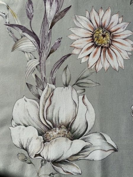 Комплект постільної білизни Квіти Прованс євро зелений Word of Dream 