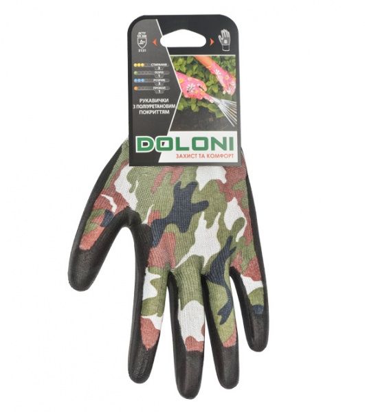 Перчатки Doloni с покрытием полиуретан XL (10) 4598