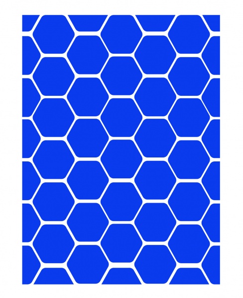 Світловідбивна наліпка LOOM Ромби 2 LM-10071-blue для твердих поверхонь