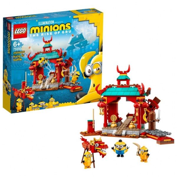 Конструктор LEGO Minions Миньоны: бойцы кунг-фу 75550