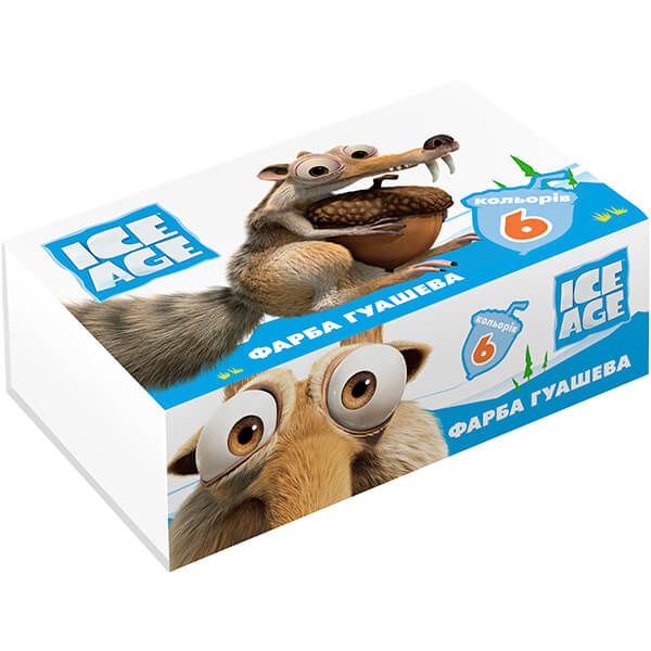 Гуашь Ice Age 6 цветов