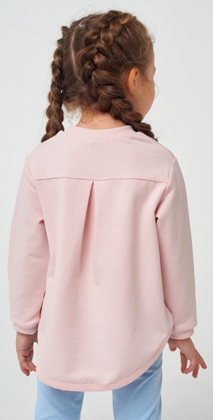 Джемпер для девочки Smil р.98 кремово-розовый 116553 