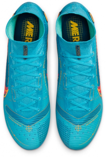 Бутси Nike SUPERFLY 8 ELITE FG DJ2839-484 р.US 7,5 блакитний