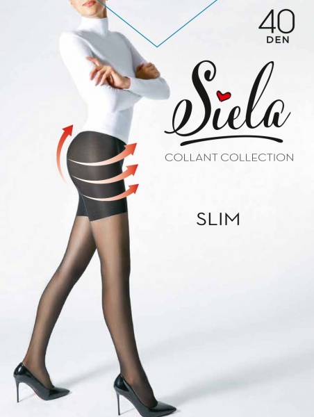 Колготки женские SIELA Slim 40 р. 3 черный