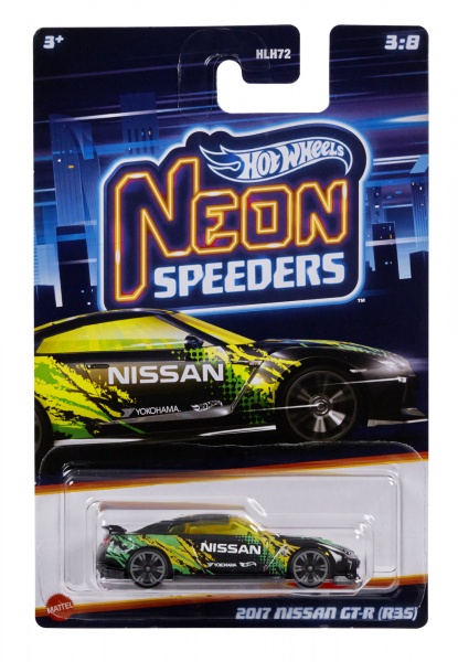 Машинка Hot Wheels Неонові перегонові в асортименті HLH72