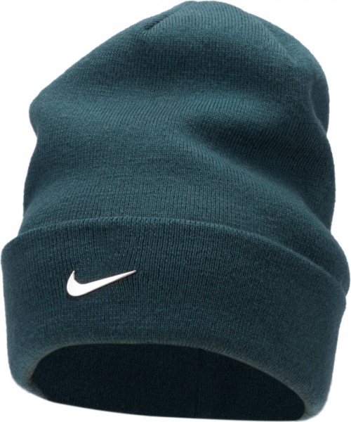 Шапка Nike U NK PEAK BEANIE SC MTSWSH L FB6527-328 р.one size зеленый