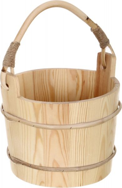 Набор для сауны шайка с черпаком 6 л KD-006A