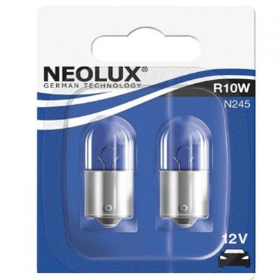 Автолампа Neolux Standart R10W 12V/N245 - duo blistr 780935