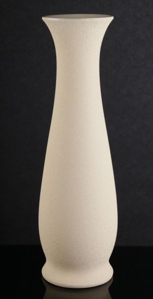 Ваза керамическая кремовая Глория Шелк Крем 66 см Наша Кераміка