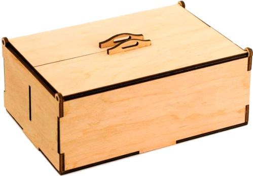 Шкатулка деревянная с двойной крышкой 20х14х8 см Rosa Talent 