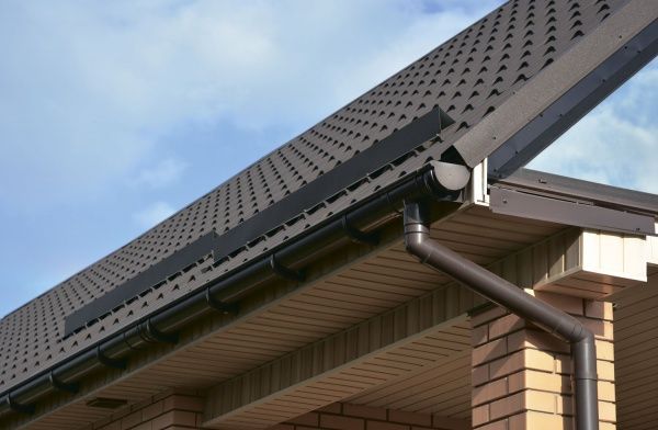 Комплект водостічної системи RoofOK 120 мм 6 м коричневий 