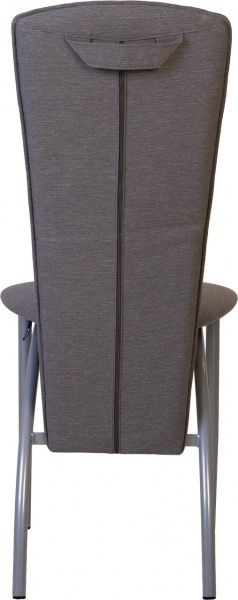 Стілець обідній Nowy Styl ALICE ALU (BOX-4) (CH) GD-51 алюміній/сірий