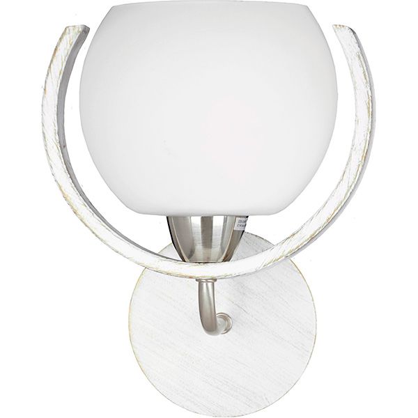 Бра Victoria Lighting 1x40 Вт E27 белый Odeon/AP1 