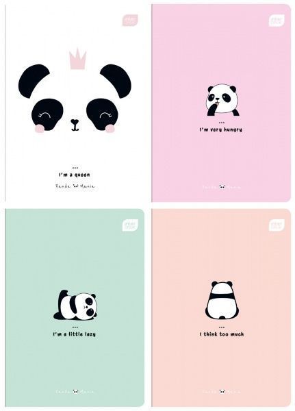 Тетрадь школьная А5 12 стр. линейка Sweet Pastel в ассортименте InterDRUK