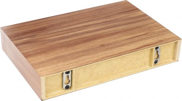 Полка Inteo Лайн 290x50x200 мм орех 