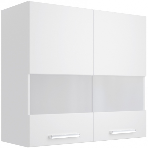 Шафа верхня Аліна ВС 80/71.8 ВТ білий/білий Сокме