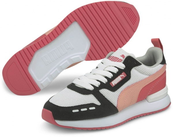 Кросівки Puma R78 Jr 37361615 р.UK 6 біло-кораловий