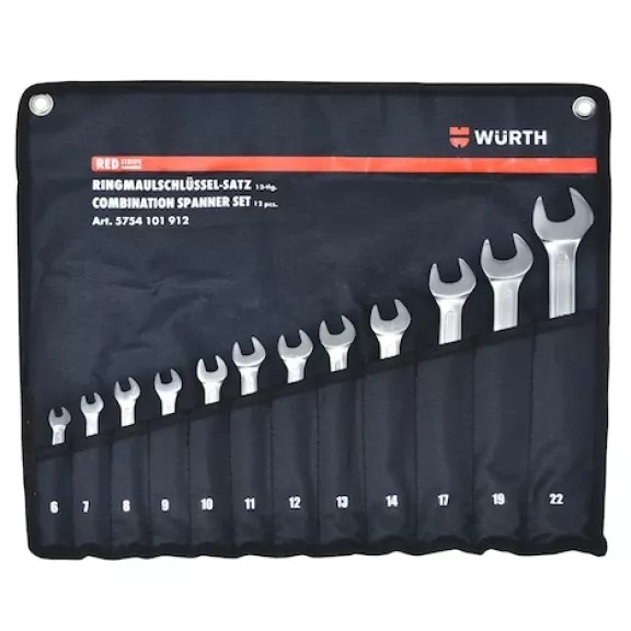 Набір ключів комбінованих WURTH RED STRIPE WS 6-22 12 шт. 5754101912