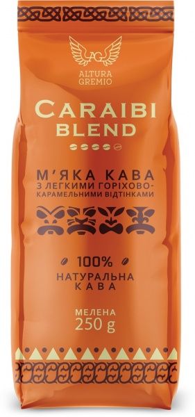 Кава мелена ALTURA GREMIO Caraibi Blend 250 г 