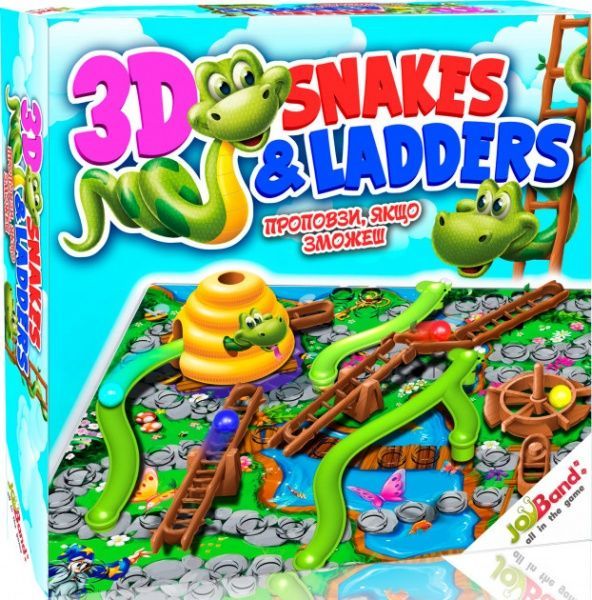 Игра настольная Joy Band Змейки и лестницы