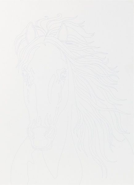 Холст на картоне с контуром Животные № 4 Rosa Talent 