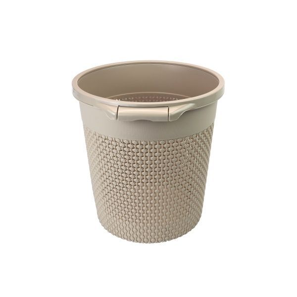 Відро без кришки MVM Bin-09 Light Brown 9 л 