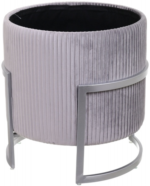 Сундук-пуф Montpellier 42х42х45 см серый 