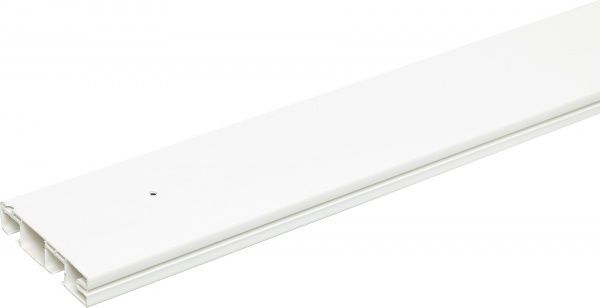 Карниз стельовий ОМіС ОМ2L подвійний набірний 250 см білий 