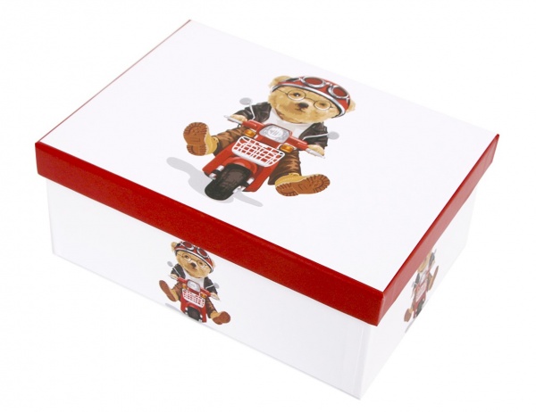 Коробка подарункова з ведмедиком 1110225503 23х16,5 см
