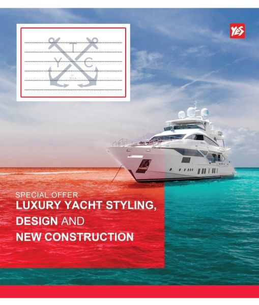 Комплект тетрадей Yacht 24 листа в клетку 20 шт. YES