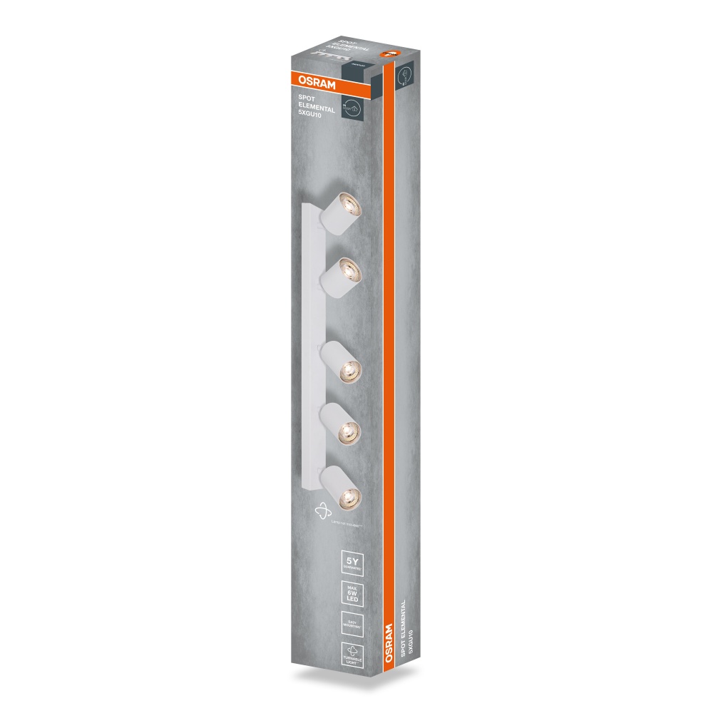 Спот Osram Elemental 5xGU10 белый