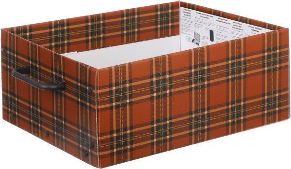 Ящик картонний Miss Space Клітинка 370x300x160 мм червоний