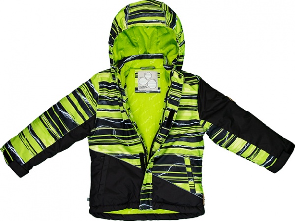 Куртка дитяча для хлопчика HUPPA Alex 1 р.116 салатовий 82647 