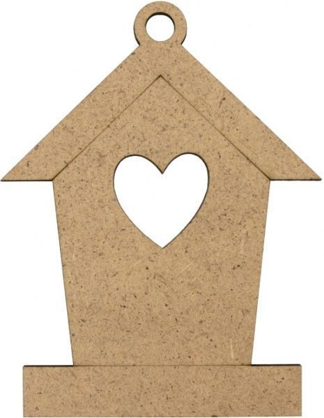 Заготовка Скворечник Love 1 4,9x12 см 2 шт. Rosa Talent 