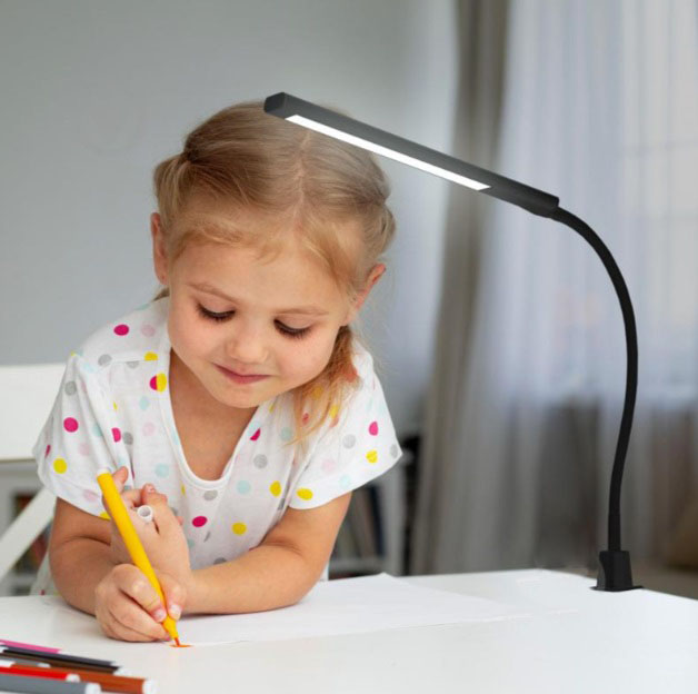 Настільна лампа Eurolamp 8 Вт без цоколя чорний LED-TLS-8W(black)