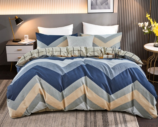 Комплект постільної білизни Gent сімейний синій La Nuit 