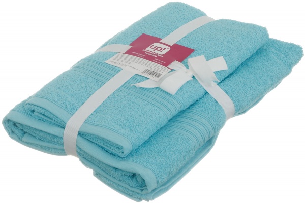 Набір рушників махрових ОЕ блакитний UP! (Underprice) 
