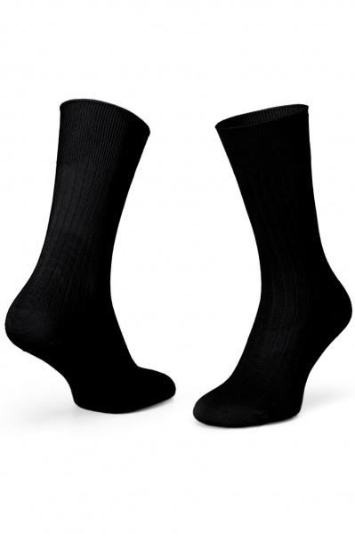 Носки KRAGO Nero Ribbed sk-2-019 р.39-42 черный