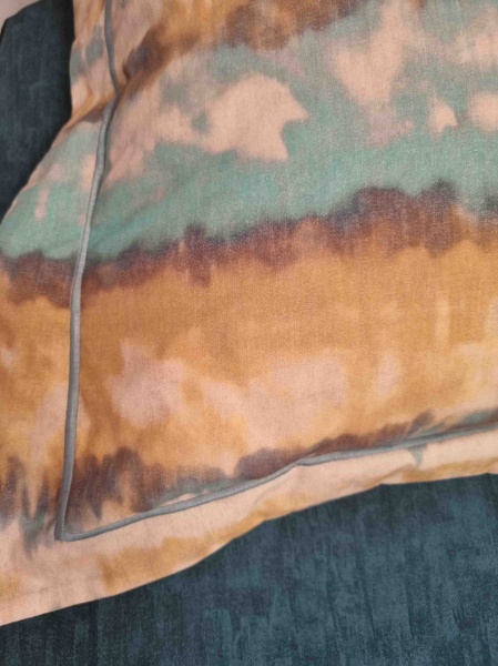 Комплект постільної білизни Смарагд сімейний Прованс 